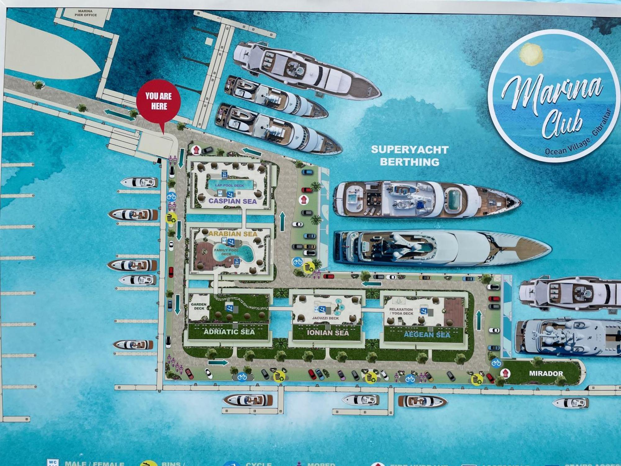 Deluxe Marina View Seafront Gibraltar Stay Eksteriør billede